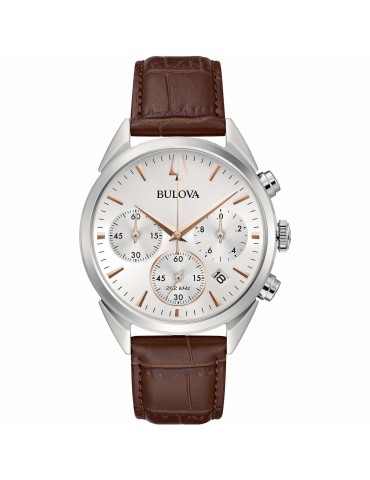 Bulova Men's Watch - High Precision Chrono -262kHz- Quartz 41mm Silver - 0