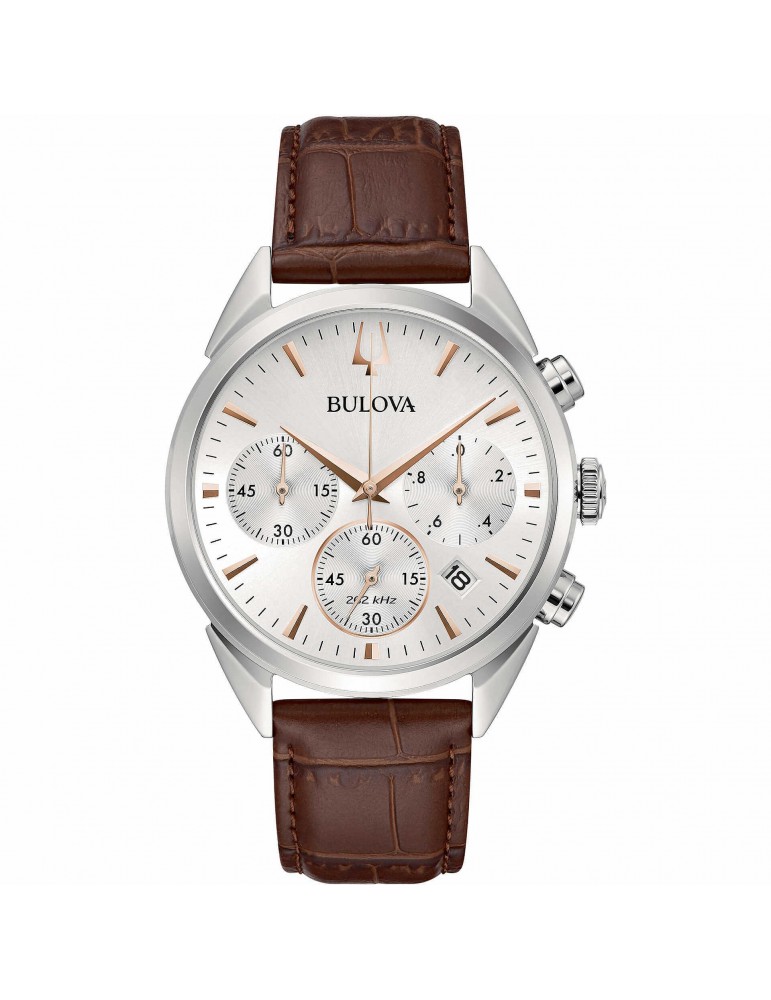 Bulova Men's Watch - High Precision Chrono -262kHz- Quartz 41mm Silver - 0