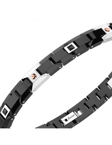 ZANCAN BRACELET IN STEEL AND CERAMICS - 0 2