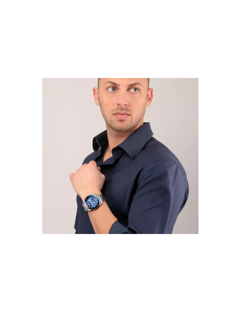Orologio Sector Uomo - 450 - Cronografo - 43 mm - Blu - R3273776003