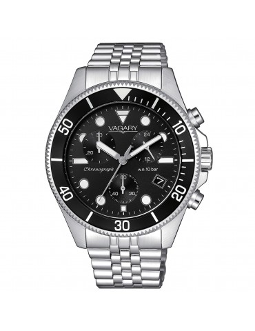 Orologio Vagary Uomo - Aqua39 Crono 41mm Nero - VS1-019-55