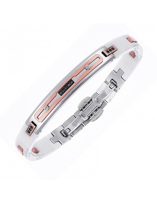 Zancan Bracelet for Man - Hi Teck in Ceramic and Steel - 0