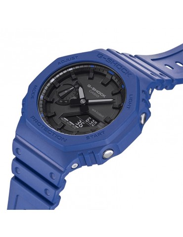 Orologio Casio - G-Shock Digitale - 46mm Blu Nero - GA-2100-2AER 2