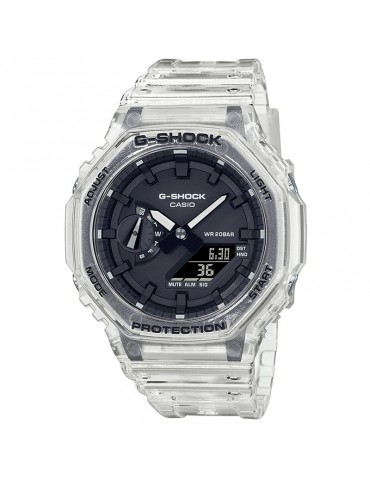 Orologio Casio - G-Shock Skeleton - 46mm Trasparente - GA-2100SKE-7AER