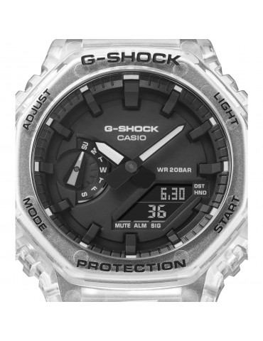 Orologio Casio - G-Shock Skeleton - 46mm Trasparente - GA-2100SKE-7AER 2