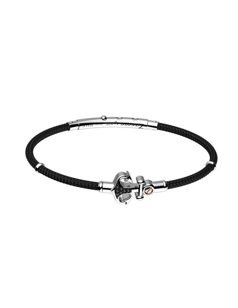 Bracciale Zancan - Regata - Kevlar - Ancora - Spinelli Neri - EXB763