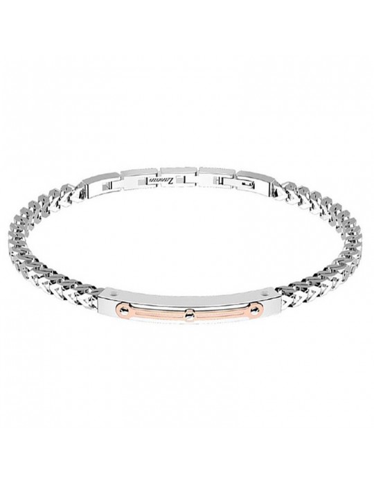 Zancan Men's Hi Teck Bracelet with Plate - 0