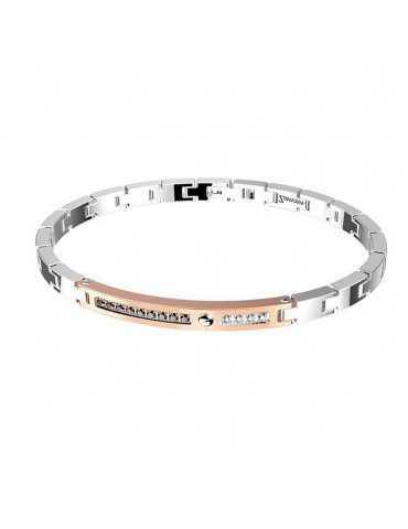Bracciale Zancan - Hi-Teck - Acciaio - Spinelli - Zaffiri - EHB170