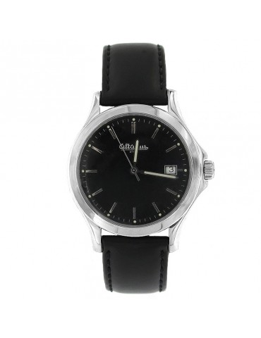 Altanus Master Slim 38mm Black Watch for Men - 0