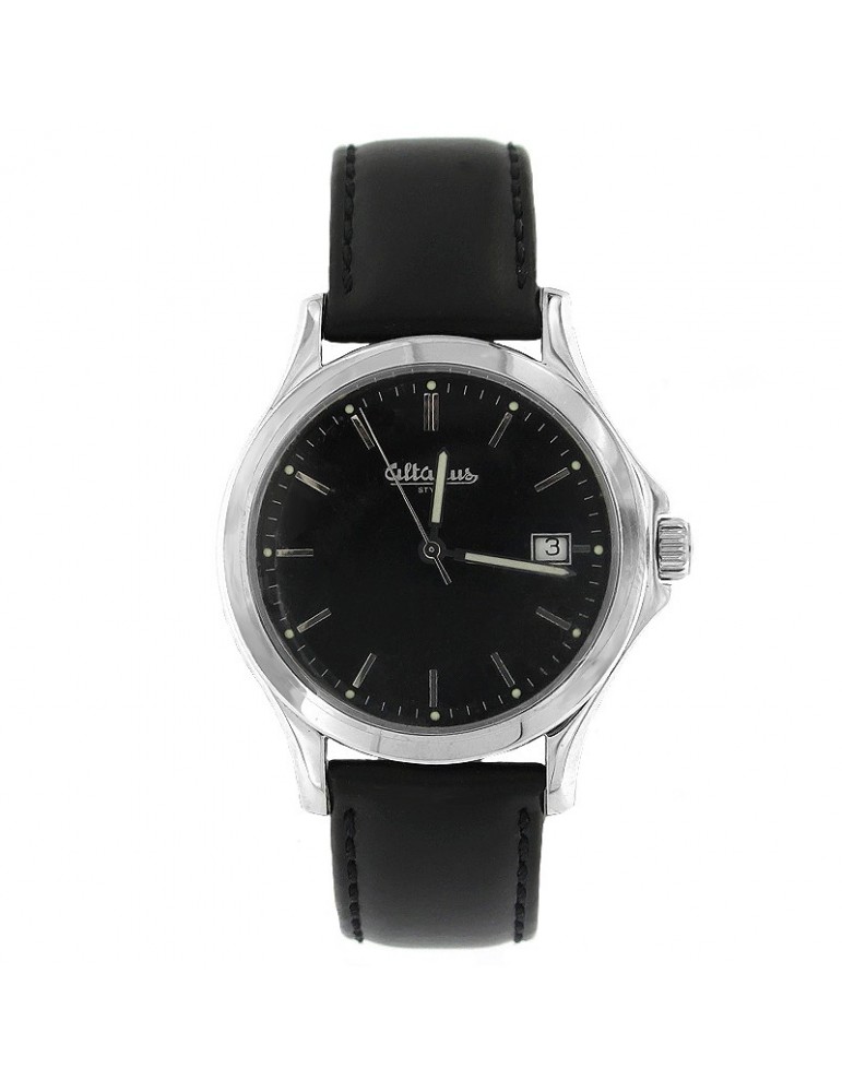 Altanus Master Slim 38mm Black Watch for Men - 0