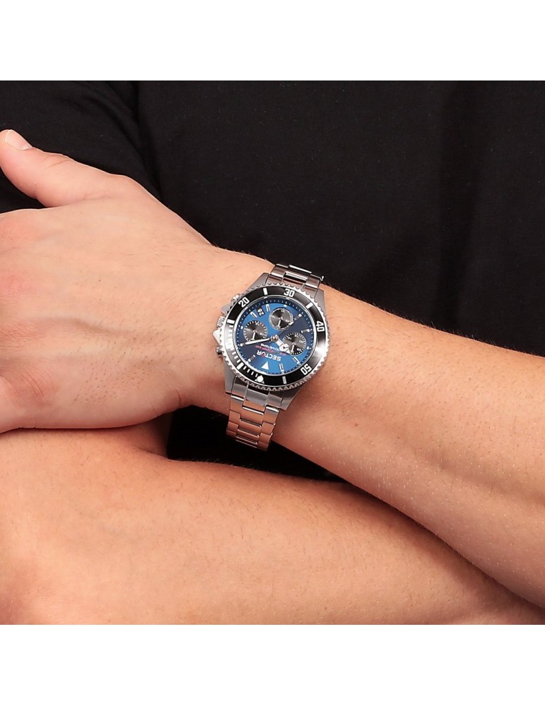 Sector Men's Watch - 230 Chronograph 43mm Blue - 0