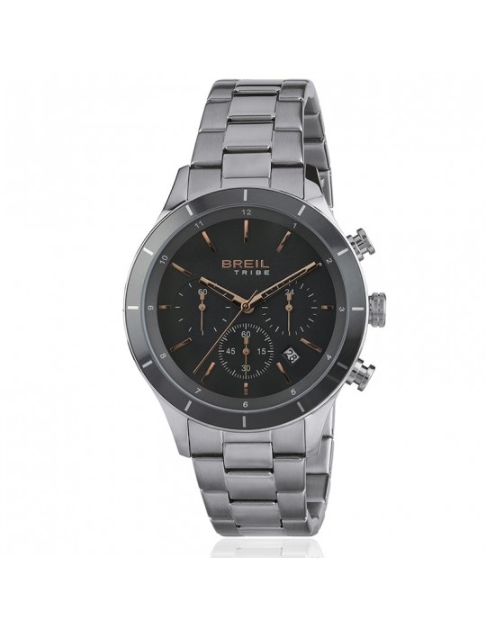Orologio Breil Uomo - Dude - Cronografo 42mm - Gun Rose Gold - EW0448