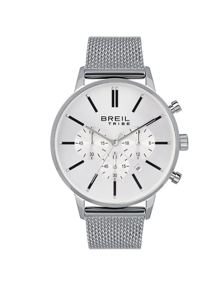 Orologio Breil Uomo - Avery Cronografo - 42mm Argento Bianco - EW0508
