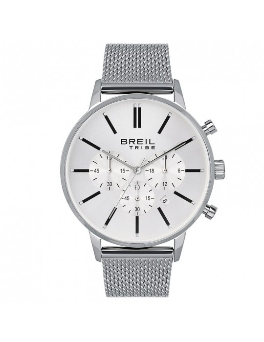 Orologio Breil Uomo - Avery Cronografo - 42mm Argento Bianco - EW0508