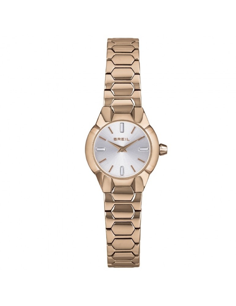 Breil Woman's Watch - New One Solo Tempo 24mm Silver Rose Gold - 0