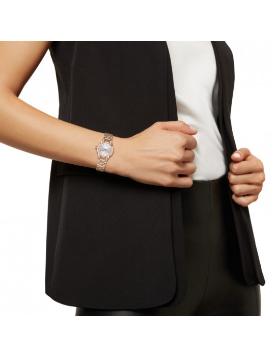 Breil Woman's Watch - New One Solo Tempo 24mm Silver Rose Gold - 0