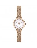 Breil Woman's Watch - Soul Time and Date 25mm White Rose Gold with Crystals - 0