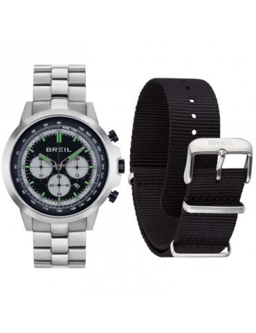 Special Pack Watch Breil Man - X.Large Chronograph 46mm Black with Strap - 0