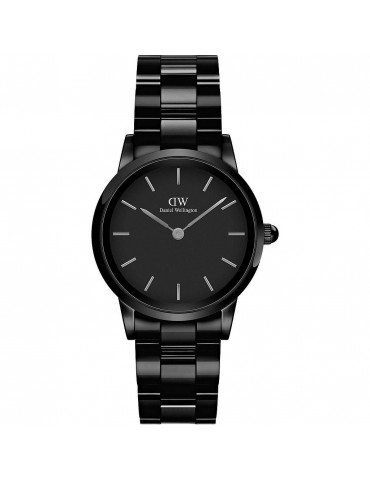 Daniel Wellington Woman's Watch - Iconic Link Ceramic 28mm Black - 0