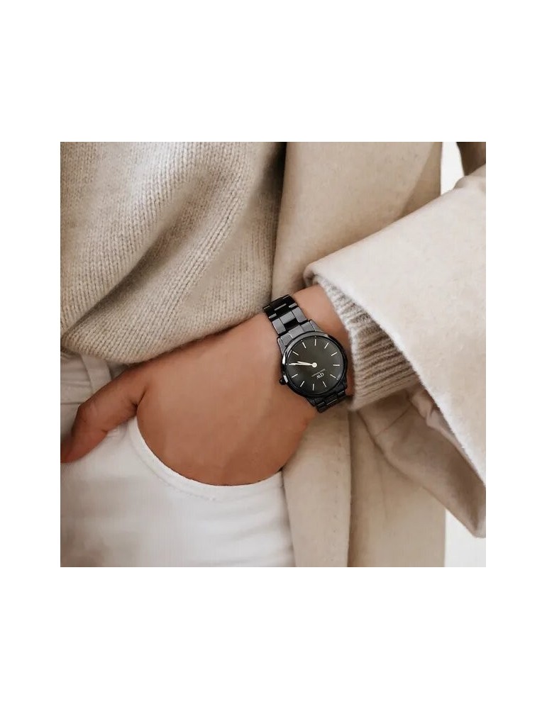 Orologio Daniel Wellington -Iconic Link Ceramic- 28mm Nero- DW00100415