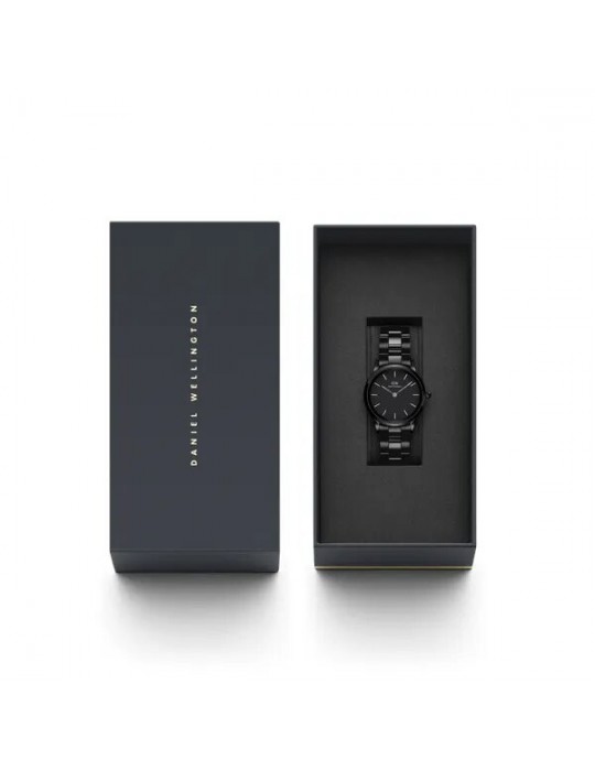 Daniel Wellington Woman's Watch - Iconic Link Ceramic 28mm Black - 0