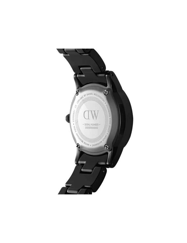 Orologio Daniel Wellington -Iconic Link Ceramic- 28mm Nero- DW00100415