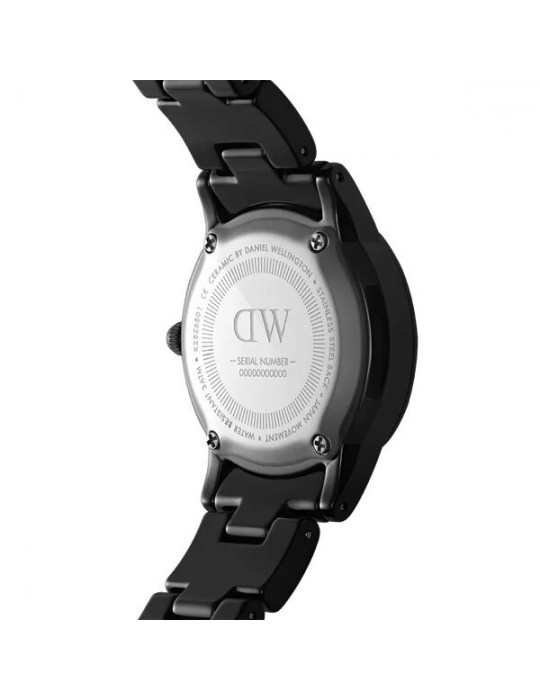 Daniel Wellington Woman's Watch - Iconic Link Ceramic 28mm Black - 0
