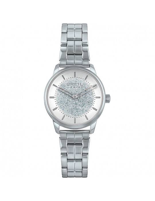 Breil Woman's Watch - Lucille Only Time 32mm White Silver Glitter - 0