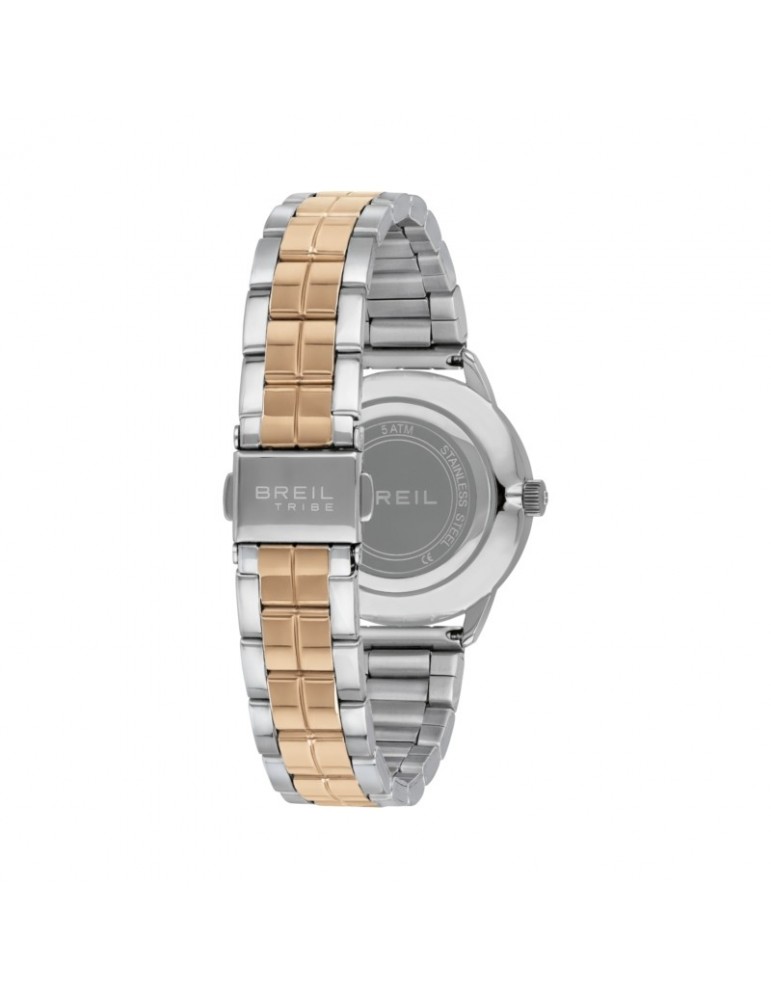 Breil Woman's Watch - Lucille Only Time 32mm Rose Gold White Silver Glitter - 0