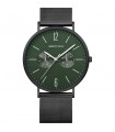 Bering Men's Watch - Classic Time and Date 40mm Black and Green - 0