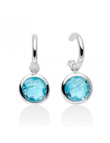 Orecchini Miluna - Gemma del Cielo - Argento 925% - Topazio - ERD2567