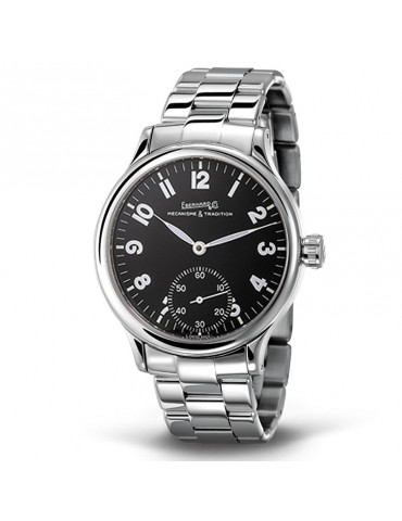 Eberhard Men's Watch - Traversetolo Mechanical Manual 43mm Black - 0