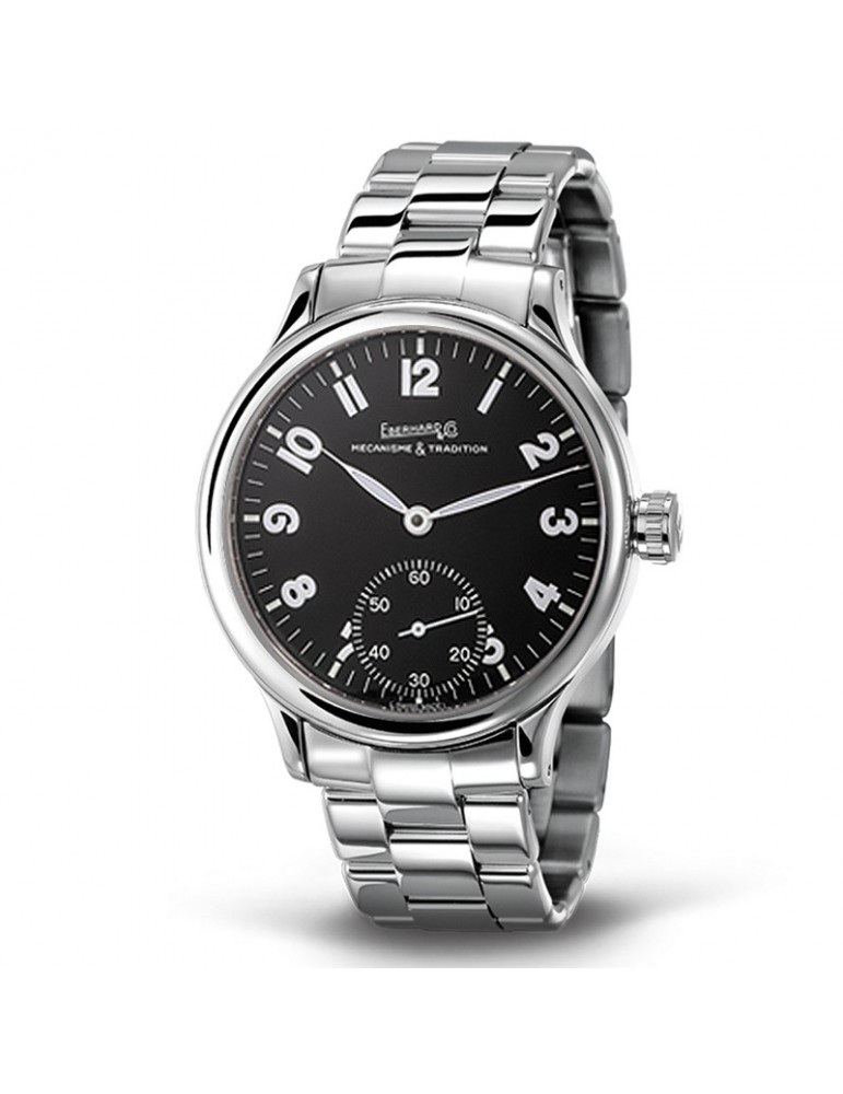 Eberhard Men's Watch - Traversetolo Mechanical Manual 43mm Black - 0