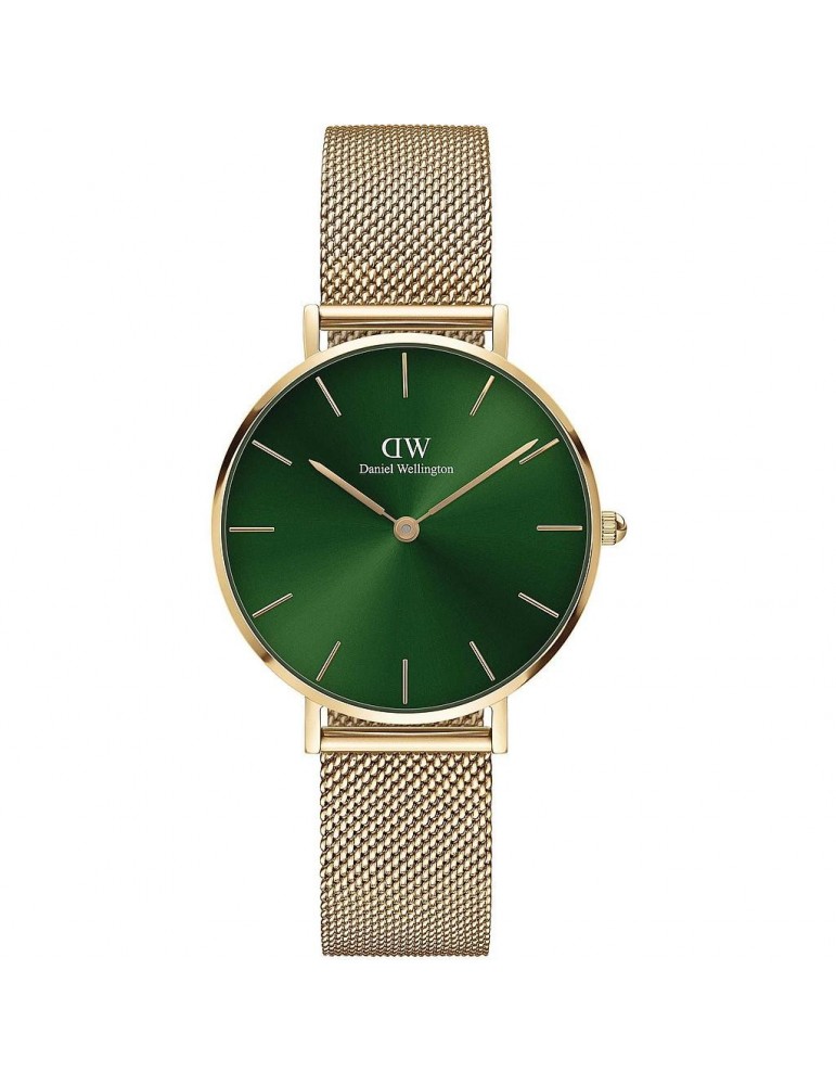 Daniel Wellington Woman's Watch Petite Emerald 32mm Gold Green