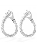 Buonocore Earrings - Drop in 18K White Gold with Natural Diamonds - 0