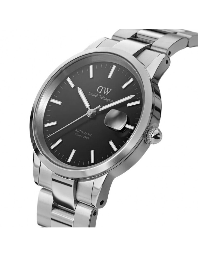 Daniel Wellington Men's Watch Iconic Link Automatic 40mm Black