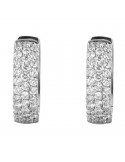 Buonocore Earrings - 18k White Gold Headband with Natural Diamonds - 0