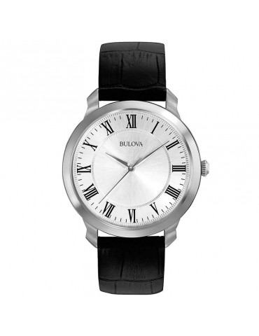 Orologio Bulova Uomo - Classic - Quarzo 41mm Argento Bianco - 96A133