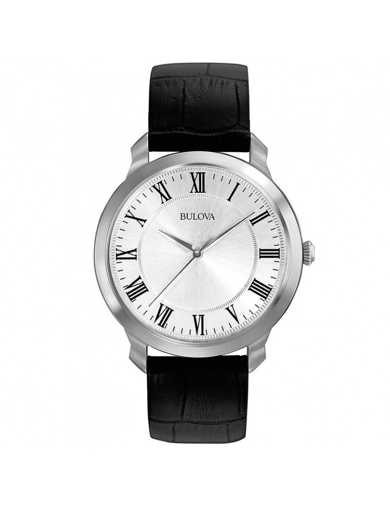 Orologio Bulova Uomo - Classic - Quarzo 41mm Argento Bianco - 96A133