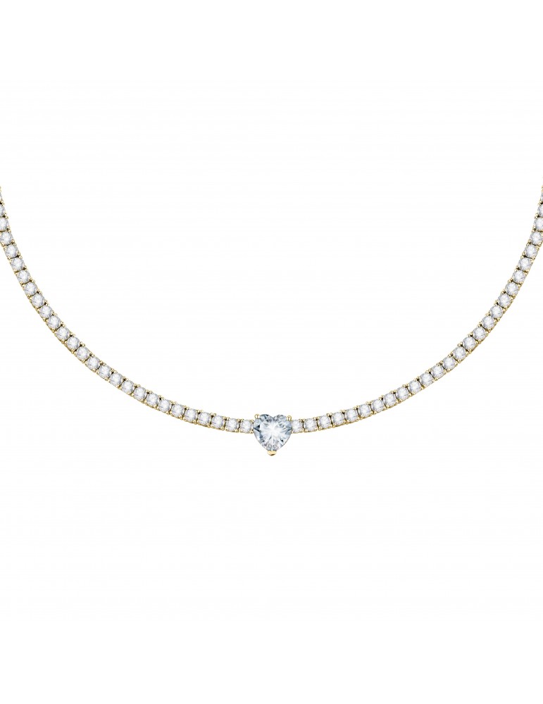 Chiara Ferragni Woman's Necklace - Diamond Heart in Gold