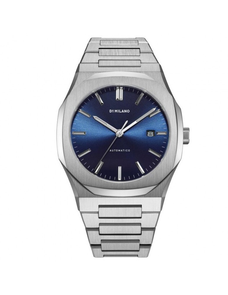 D1 Milano Men's Watch - Mechanical Blue Automatic 41.5mm Blu - 0
