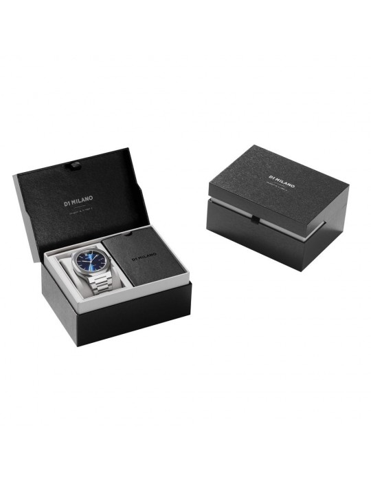 D1 Milano Men's Watch - Mechanical Blue Automatic 41.5mm Blu - 0