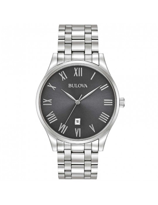 Orologio Bulova Uomo - Classic - Quarzo - 40 mm - Antracite - 96B261
