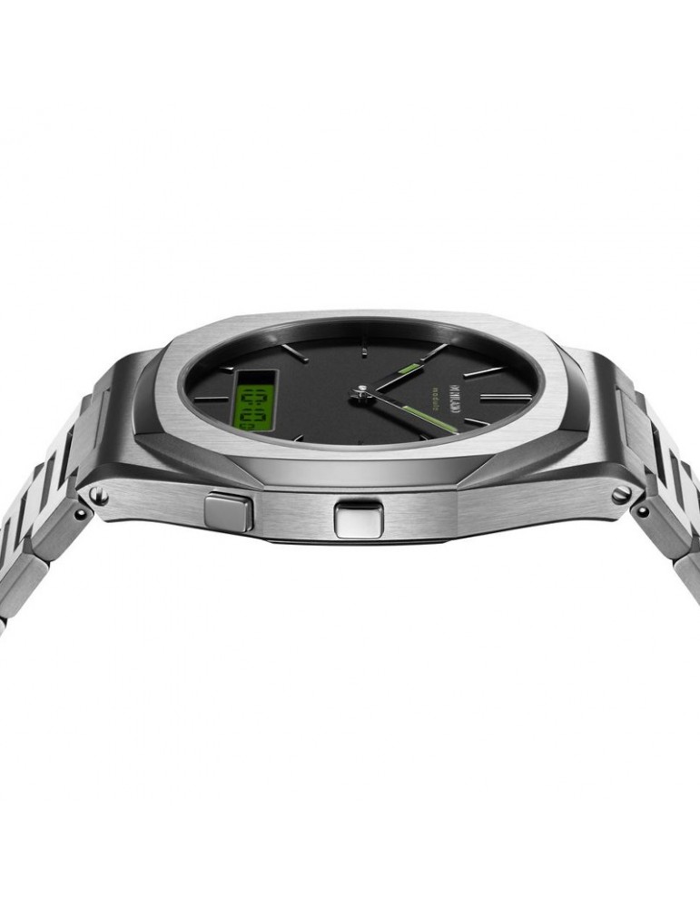 D1 Milano Man's Watch - Digital Module 366 Digital 40.5mm Black - 0