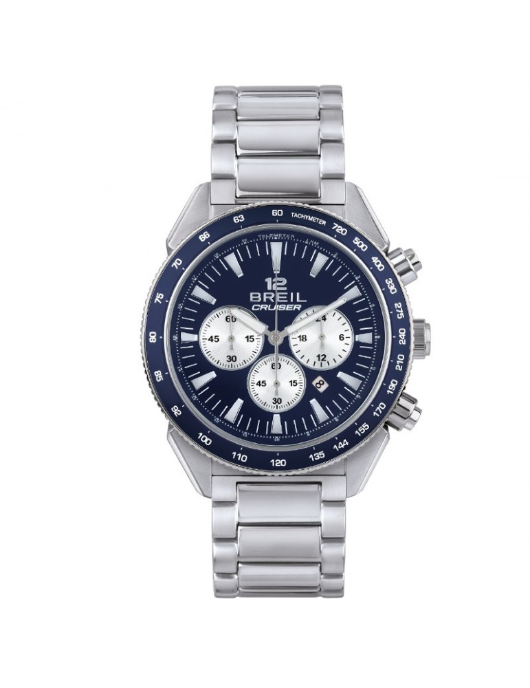 Breil Men's Watch - Cruiser Chronograph 44mm Blue - 0