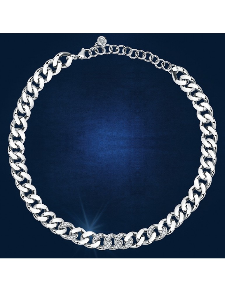 Collana Chiara Ferragni - Chain - Silver Groumette - Zirconi - J19AUW17