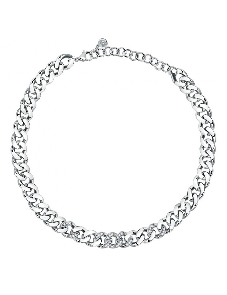 Collana Chiara Ferragni - Chain - Silver Groumette - Zirconi - J19AUW17