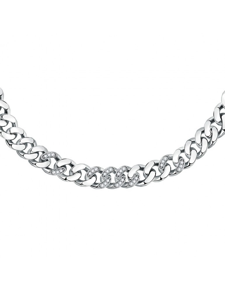 Collana Chiara Ferragni - Chain - Silver Groumette - Zirconi - J19AUW17