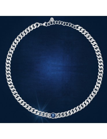 Collana Chiara Ferragni - Chain - Groumette - Zirconi Blu - J19AUW22
