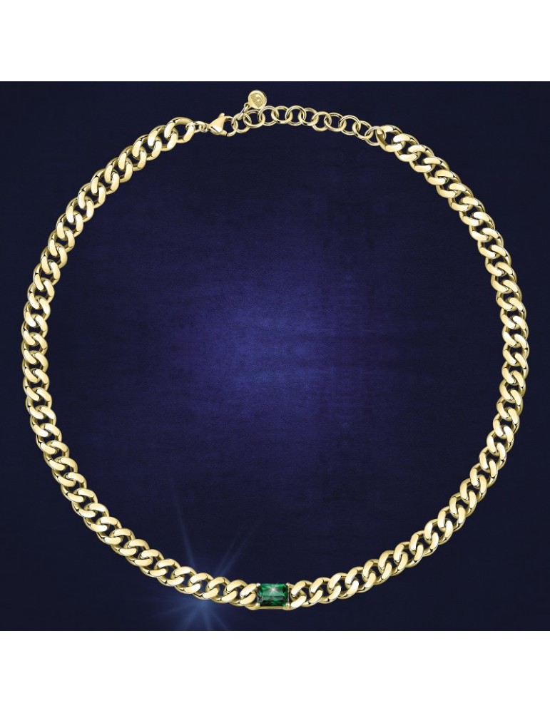 Collana Chiara Ferragni - Chain - Gold Groumette - Verde - J19AUW30